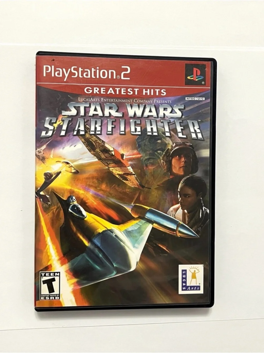 Star Wars: Starfighter (Sony PlayStation 2, 2002) CIB Greatest Hits Complete